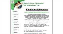 Desktop Screenshot of kleingaertner-helmstedt.de